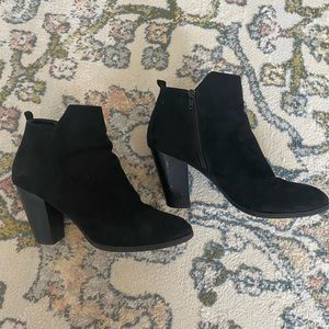 Black Suede Booties